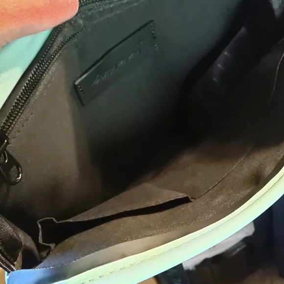 ***SOLD OUT*** FREE PEOPLE All Weather Mini Messenger Bag NWT Seafoam - Picture 12 of 16